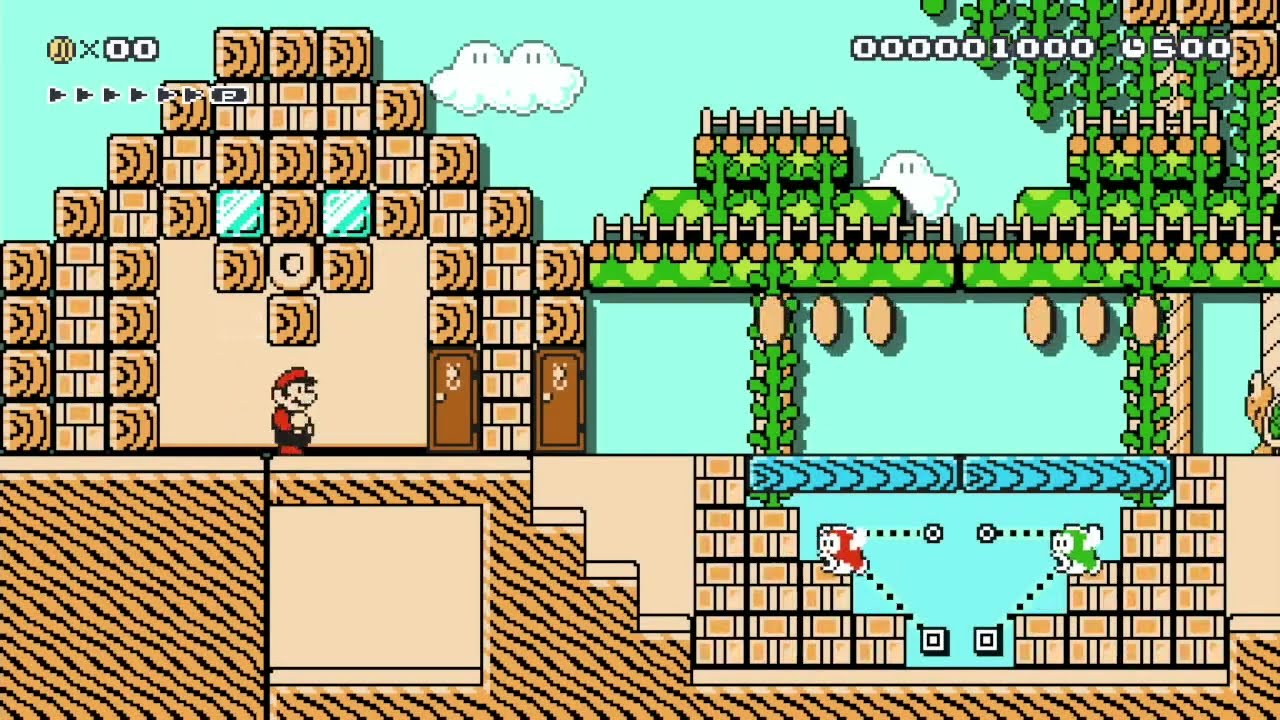 Four Seasons Forest! by 7Cubed 🍄Super Mario Maker 1 ✹Wii U✹ No Commentary #dts