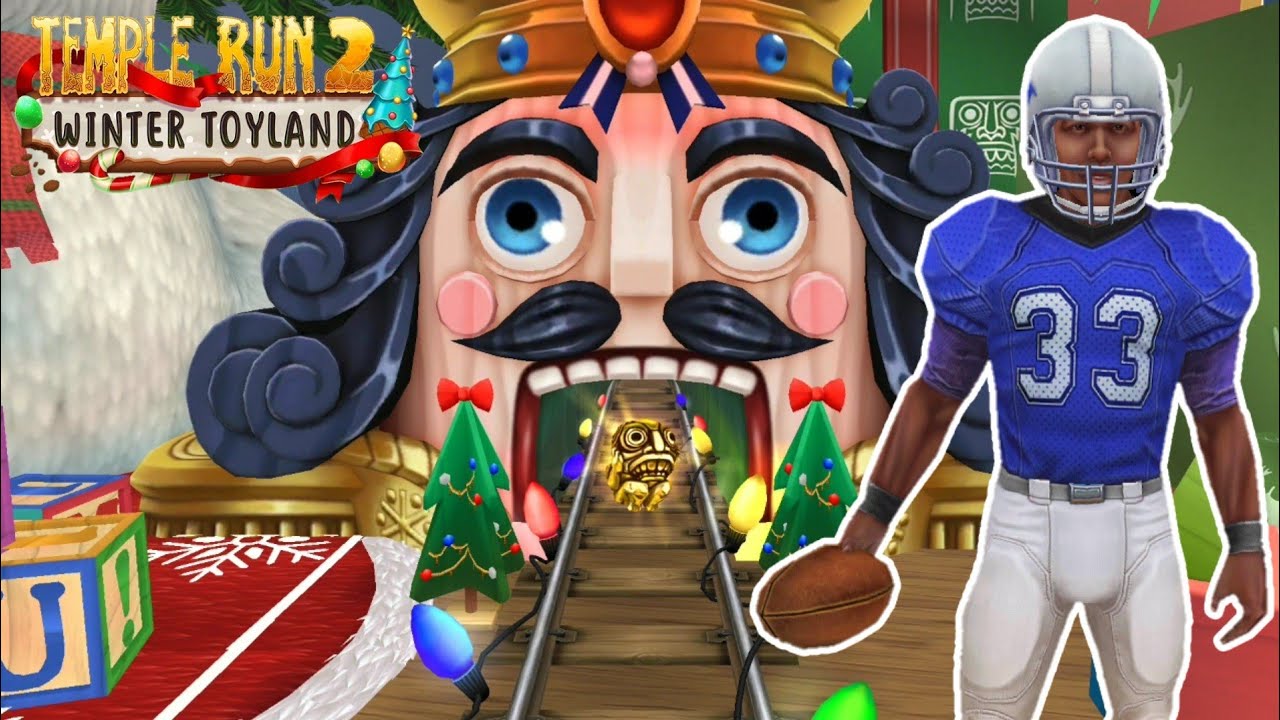 Zack Wonder Running in Winter Toyland Christmas  Map Temple Run 2 YaHruDv