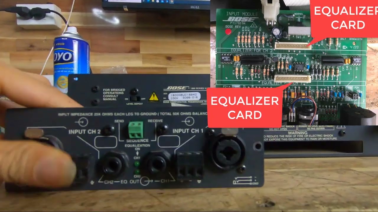 Hướng dẫn sử dụng amplifier ( cục đẩy ) Bose 1600 VI và Bose 1800 VI