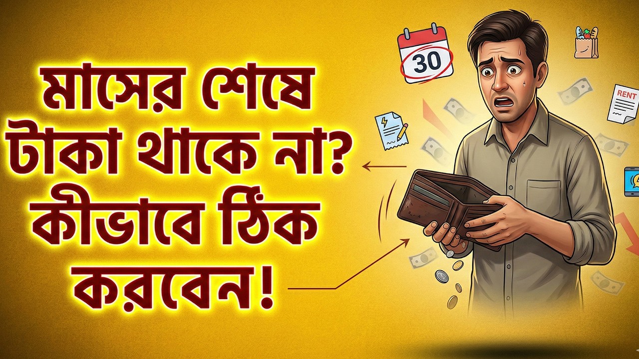 মাসের শেষে পকেট ফাঁকা? এই ৫টি ভয়ংকর ভুল আজই বন্ধ করুন | Money Management in Bangla