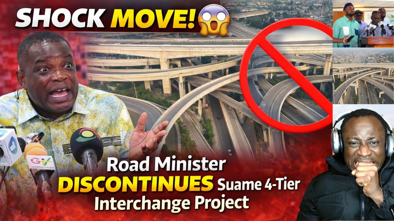 Unbelievable! 😱 4-Tier Suame Interchange CANCELLED - Road Minister SCRAPS Project!