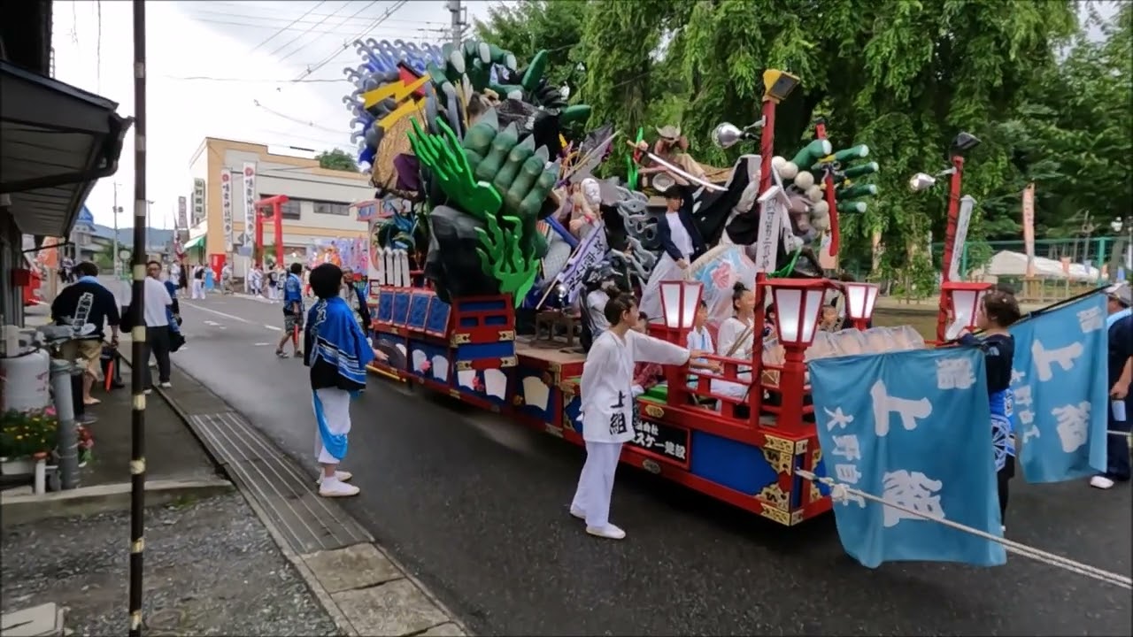 洋野町 鳴雷神社例大祭2023 ～御渡行列の様子～