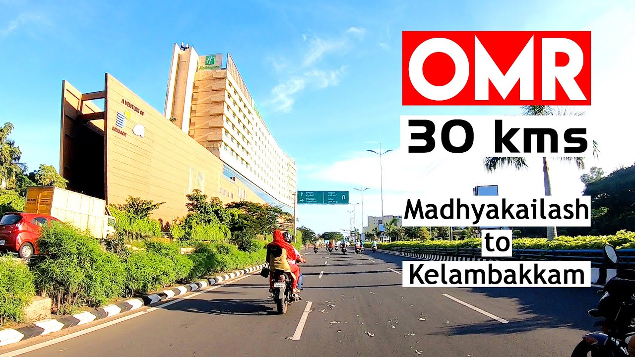 CHENNAI HD | OMR IT Express Way from Madhyakailash to Kelambakkam | Indian Biker