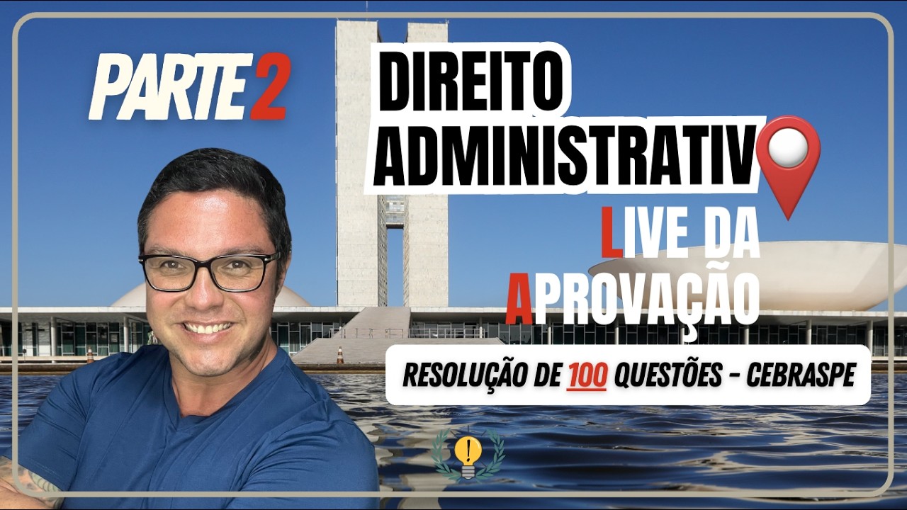 LIVE DA APROVAÇÃO - Concurso da Câmara - PARTE II