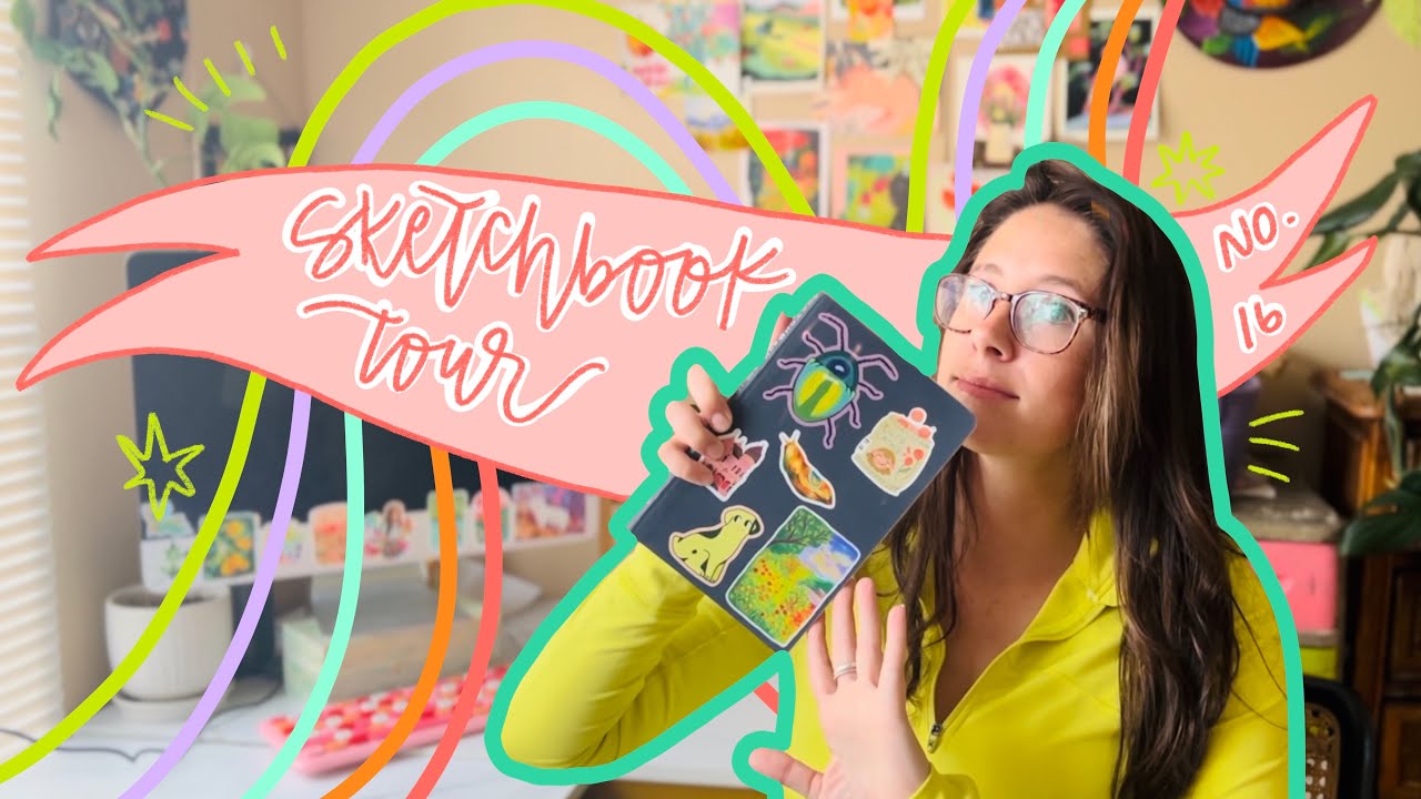 Sketchbook Tour | No. 16 | Stillman and Birn Sketchbook | Mixed Media Sketchbook