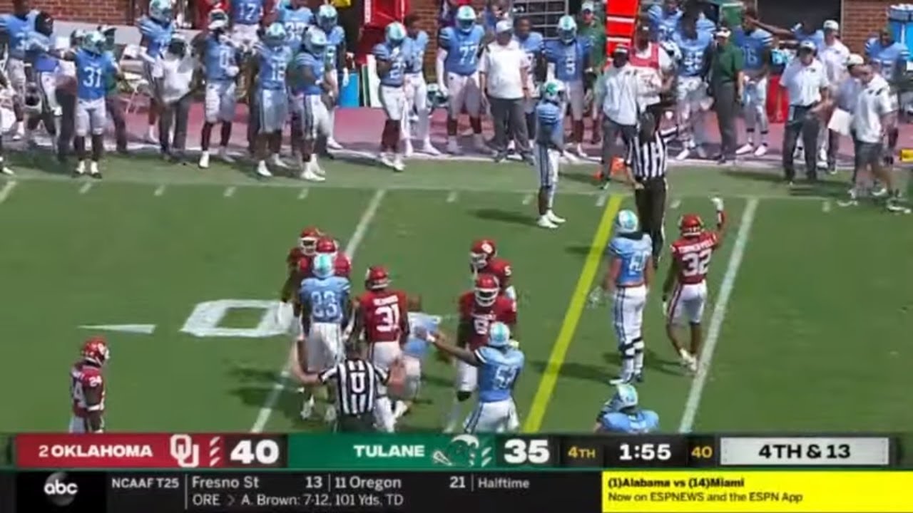 #2 Oklahoma vs Tulane Wild Ending | 2021 College Football