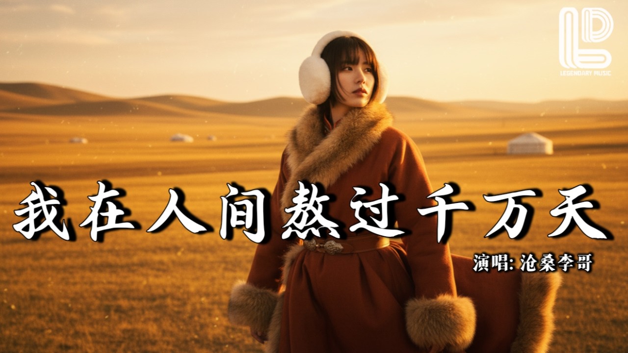 沧桑李哥 - 我在人间熬过千万天 (抖音热播DJ版) Wo Zai Ren Jian Ao Guo Qian Wan Tian『我在人间熬过千万天，尝尽世间百味和苦咸』热门爆火版『动态歌词MV』