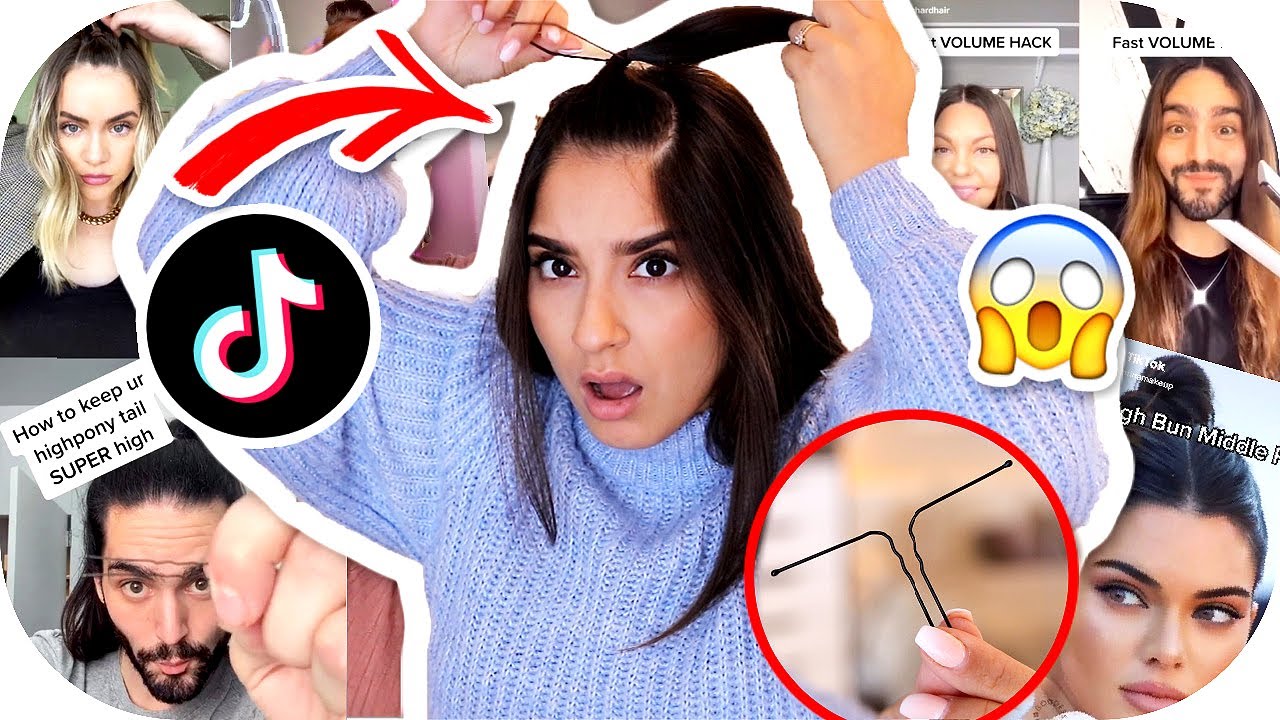 TIKTOK HAIR HACKS IM LIVE TEST 😱🚨 WIRD ES WIRKLICH FUNKTIONIEREN⁉️😅 | Sanny Kaur