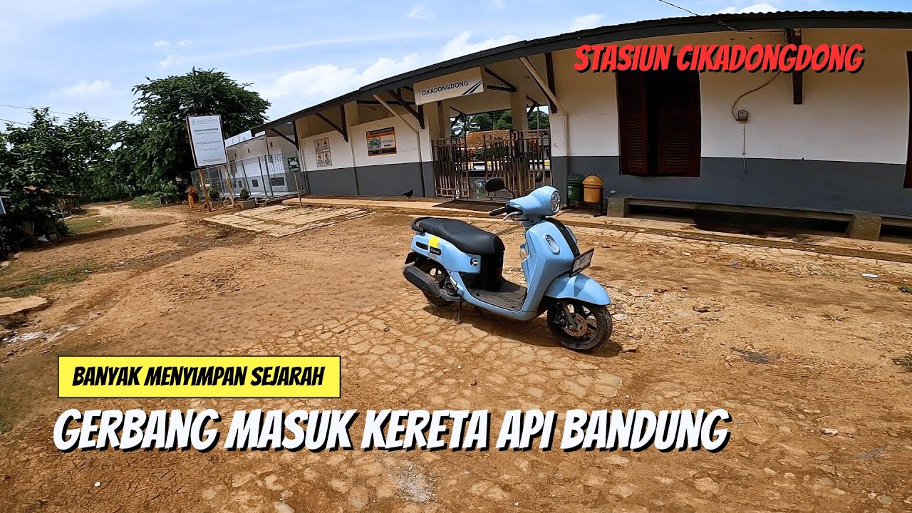 Perjalanan menuju Stasiun Cikadongdong Cipeundeuy Bandung Barat | Motovlog Indonesia