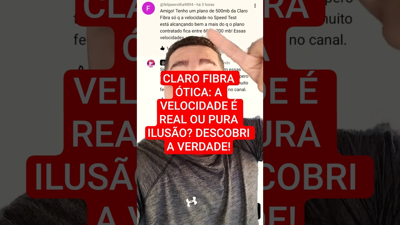 CLARO FIBRA ÓTICA: A VELOCIDADE É REAL OU PURA ILUSÃO? DESCOBRI A VERDADE!