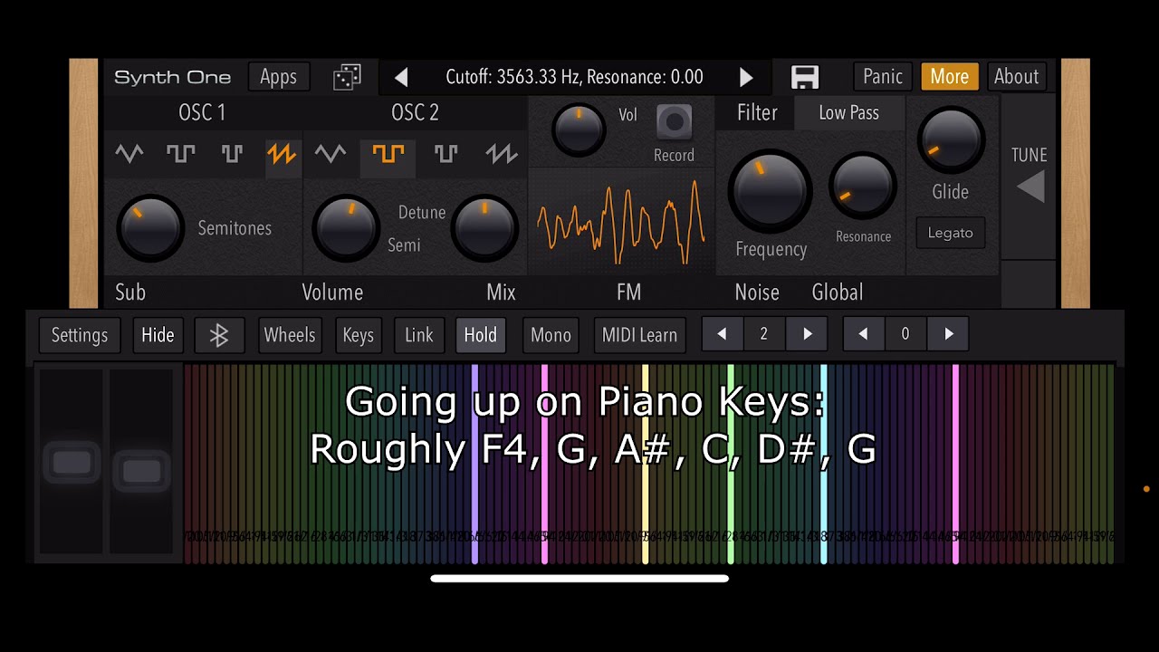 Train Horns on Synthesizer Tutorial