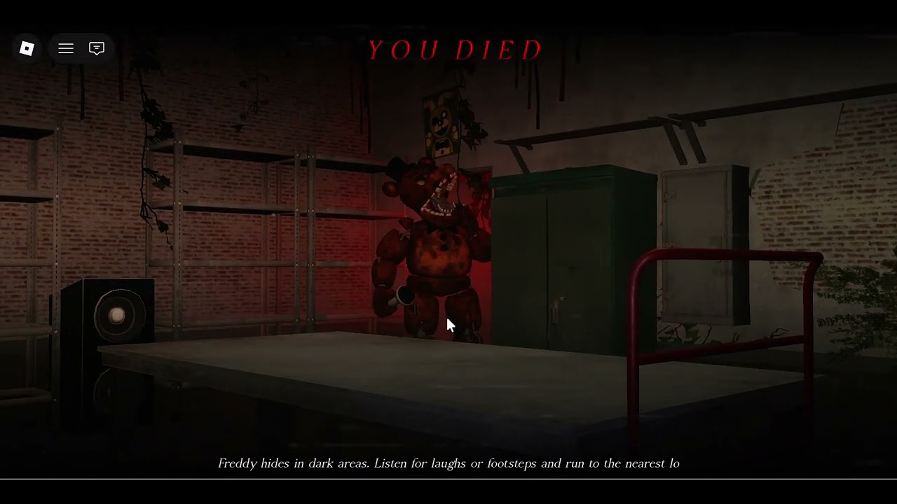 FNAF eternal night (caught foxy diving)