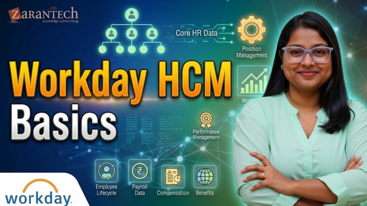 Core Concept and Navigation | Workday HCM Training | ZaranTech