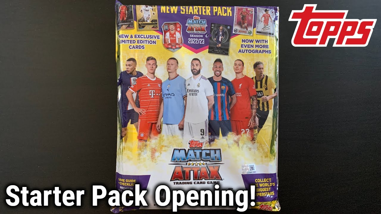 Starter Pack Opening! - Topps Match Attax 2022/23 Trading Card Collection (2 Limited Editions!) 😮