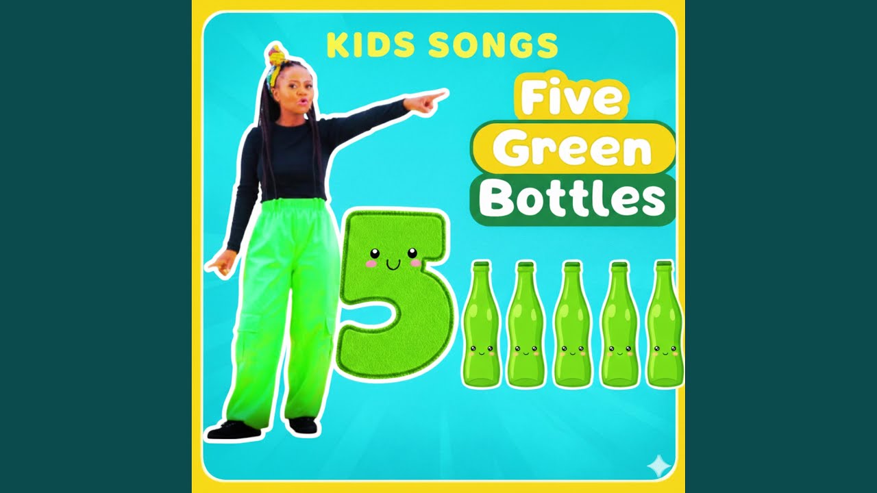 Five Green Bottles Nursery Rhyme