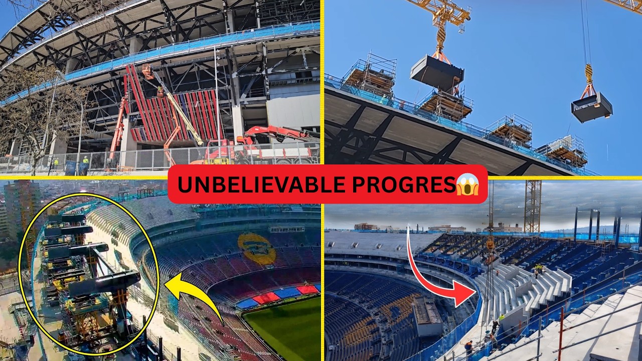 UNBELIEVABLE Camp Nou Progress 2026 😱 Facade Taking Shape & Structure BOOMING
