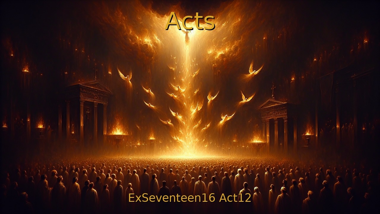 Acts 2:1-18 - The Day of Pentecost - The Spirit Poured Out - Scripture Worship Songs