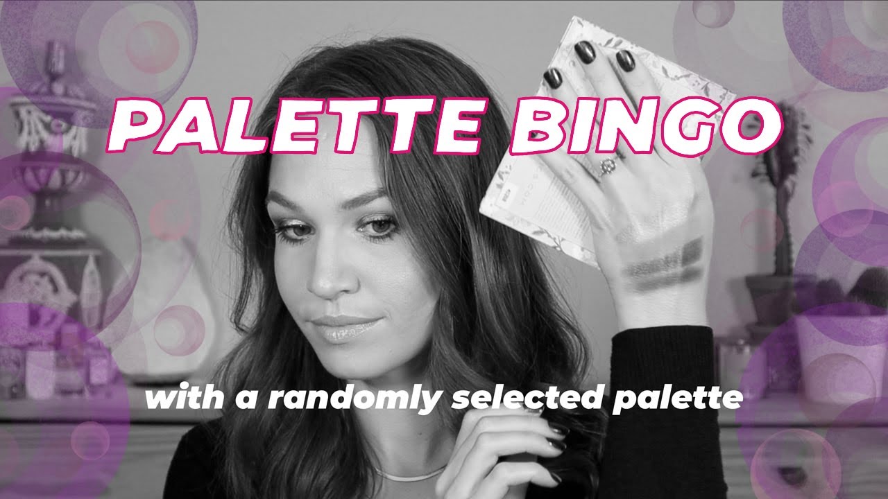 Random Palette Bingo | Randomly Generating an Eyeshadow Palette and all the Shadows for a Look