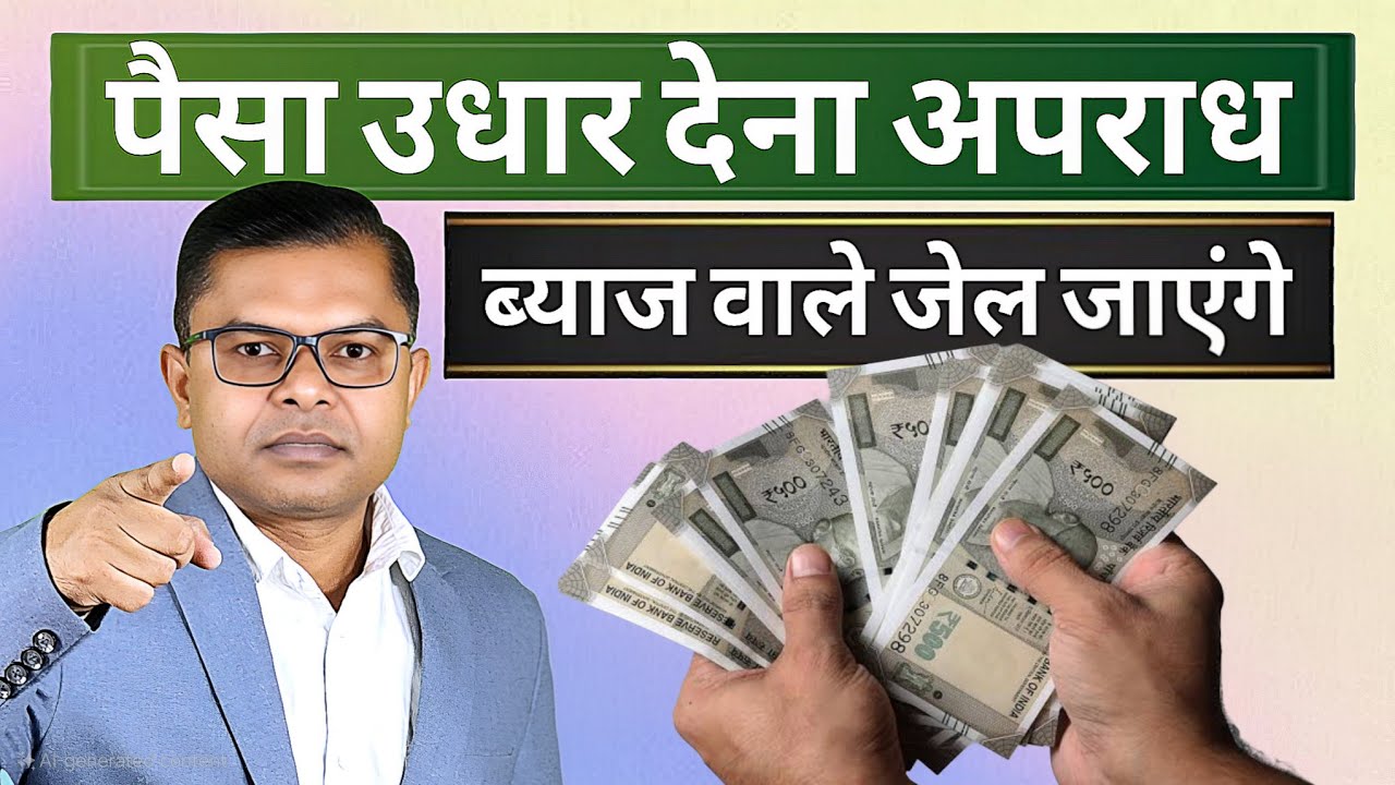 ब्याज पर पैसा देना अपराध🔥 Interest Par Paisa Dene Waale Jail Jayenge☑️ Sahukari Licence Prosess✍️