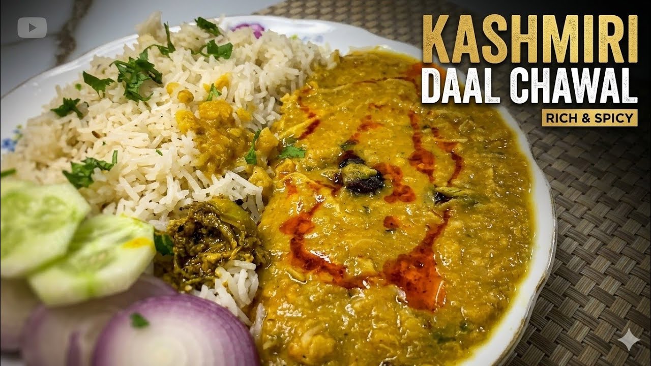 Kashmiri daal chawal by biteit official