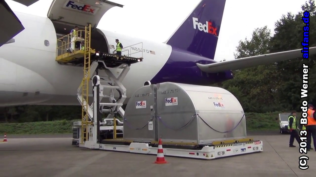 fedex 777 lade/loading demonstration