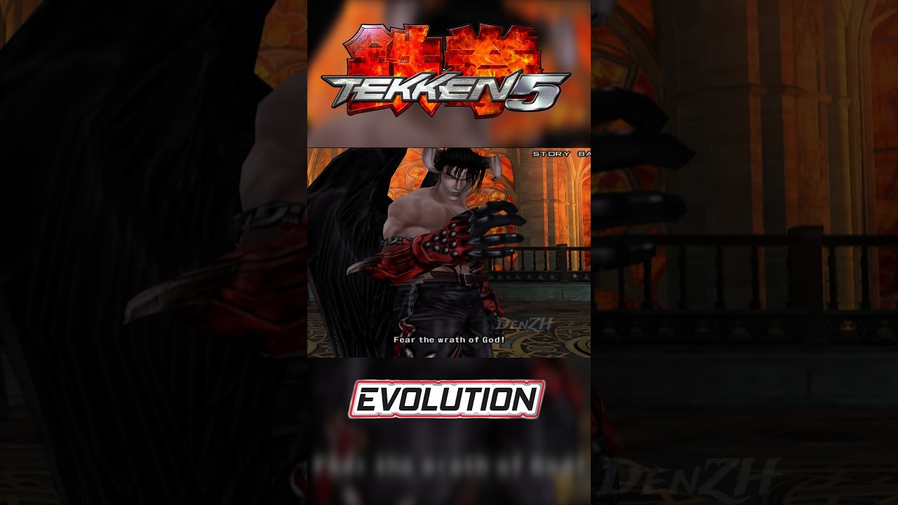 Devil Jin Intro (2005-2024) Evolution #tekken #tekken8 #deviljin #gaming #shorts #jinkazama
