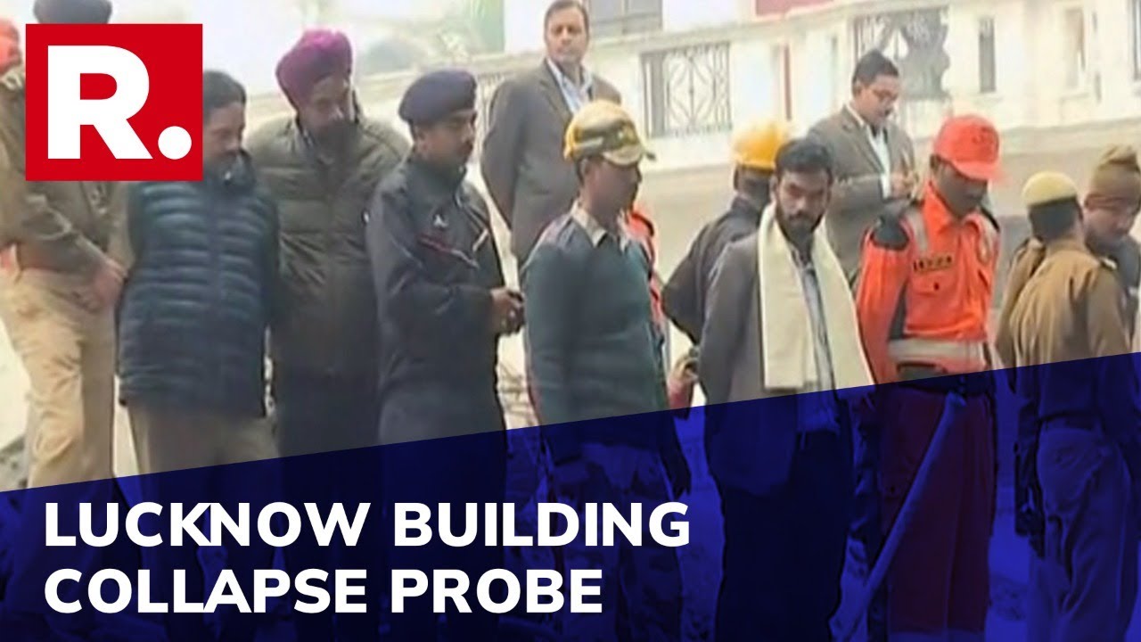 Lucknow Building Collapse:CM Yogi Forms 3-Member Committee to Probe the Reason of Collapsed Building