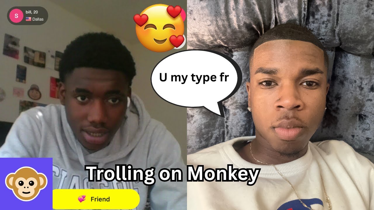 TROLLING GUYS ON THE MONKEY APP | GETS INTERESTING