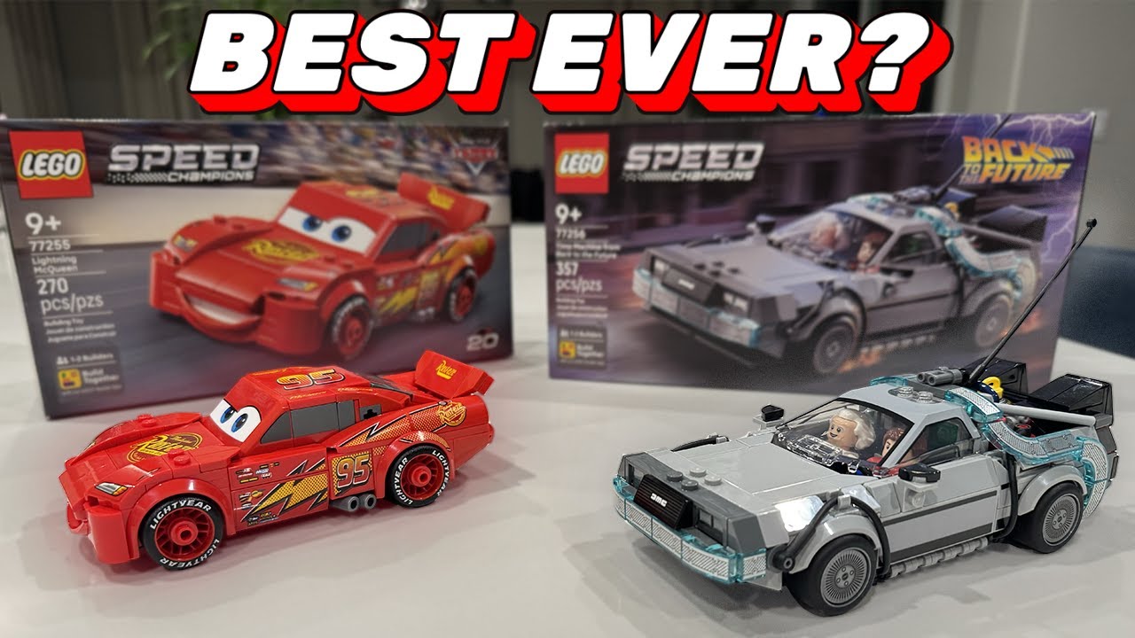 THE BEST LEGO SPEED CHAMPIONS EVER? | Lightning McQueen & Back to the Future DeLorean Review