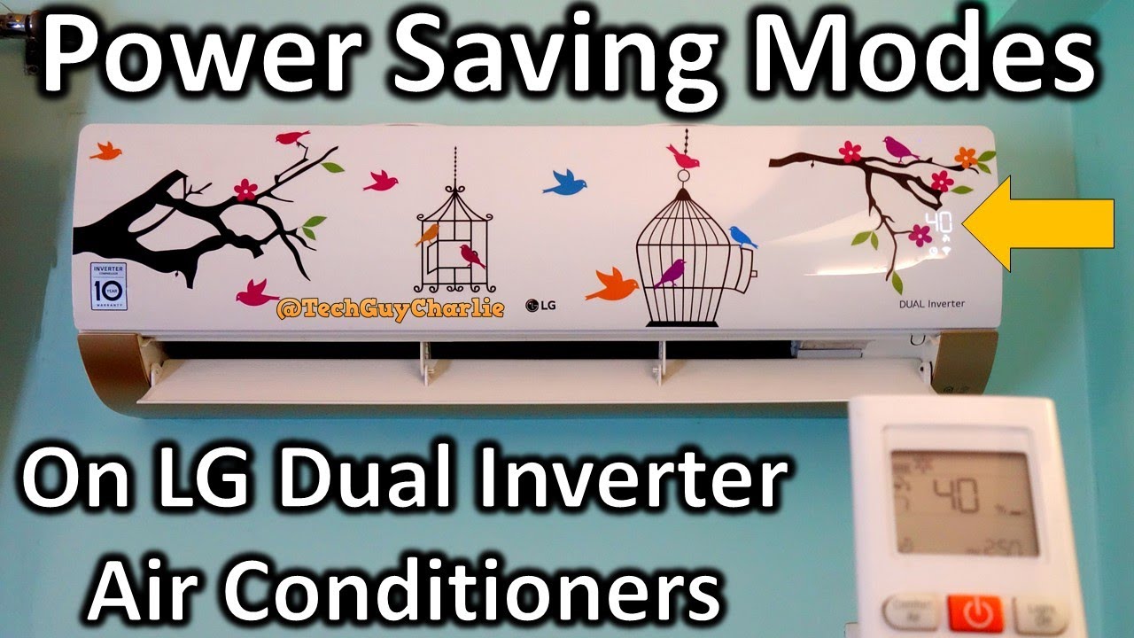 Tryby oszczędzania energii w klimatyzatorze LG Dual Inverter (5 w 1/4 w 1, konwertowalny)