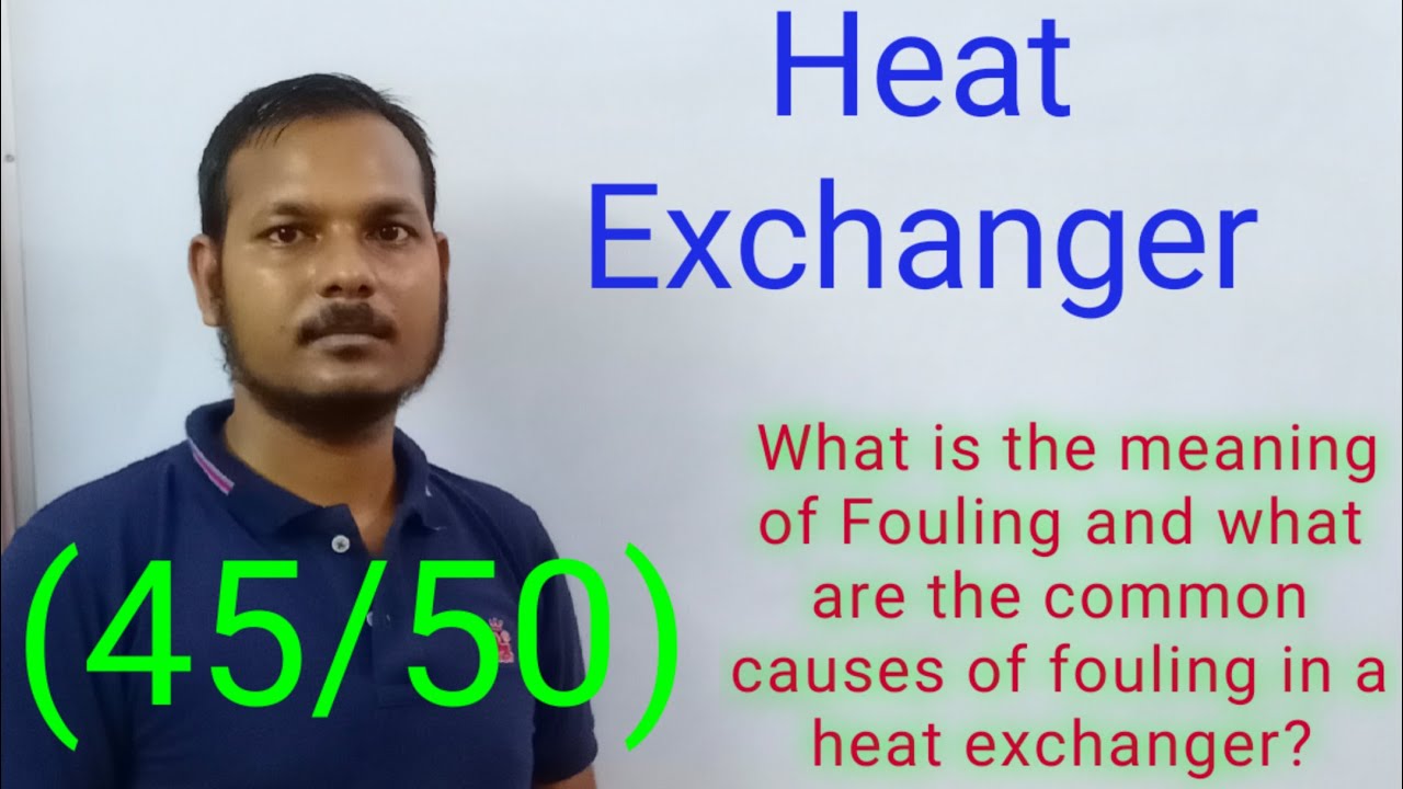 Fouling and common causes of fouling in a heat exchanger ?