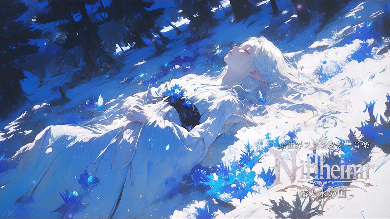 【異世界ファンタジー/ピアノ音楽】「ヘルと氷の国ニヴルヘイム」-北欧神話における九つの世界の下層にある国へと投げ込まれたロキの娘と黄昏れる1時間の旅