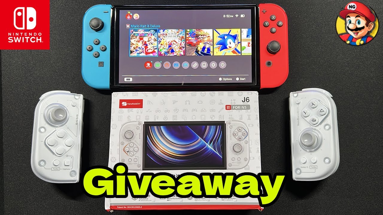 Giveaway | J6 Handhelddiy Joy-Con | Nintendo Switch | 2 Lucky Winners