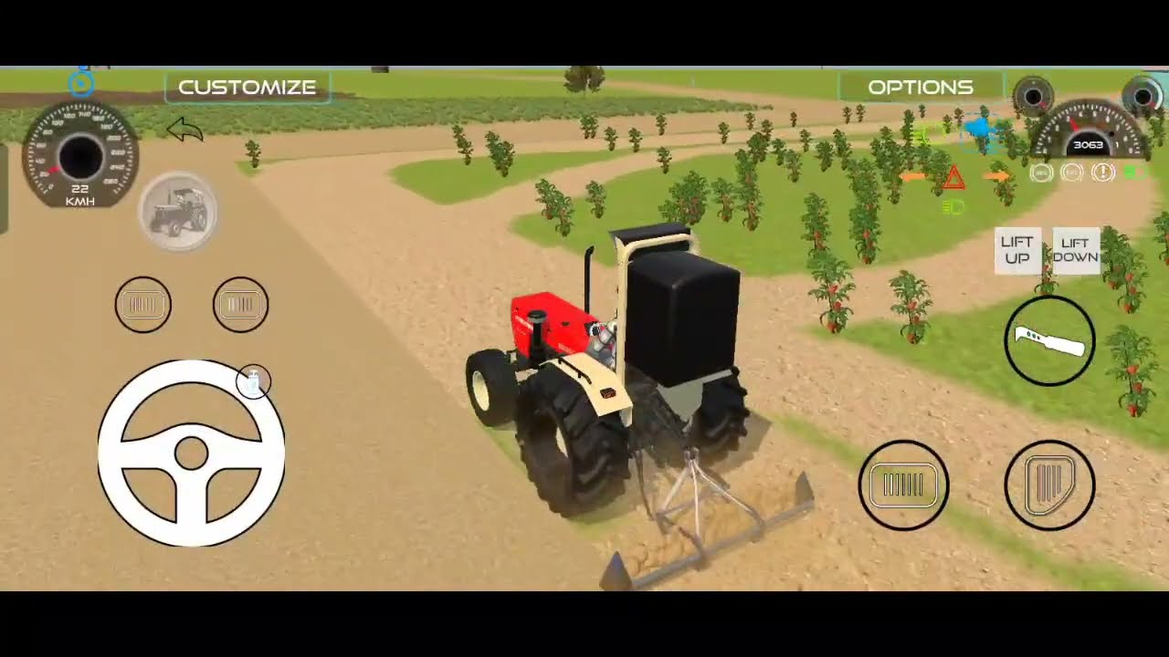 Indian tractor farming simulator game #indiantractor3d #gaming #farming #farmingmods #update  