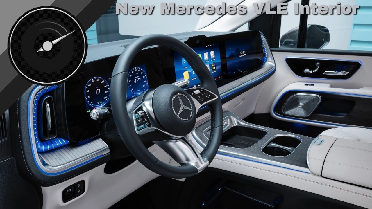 This is the new Mercedes VLE Interior - A Mercedes S Class Van