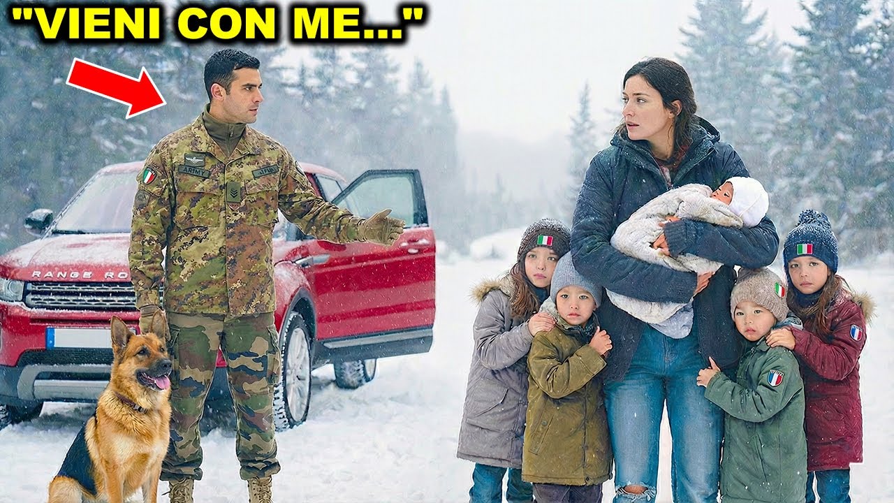 «Vieni con me…» disse l’ex soldato, vedendo la vedova e i suoi figli soli nella bufera