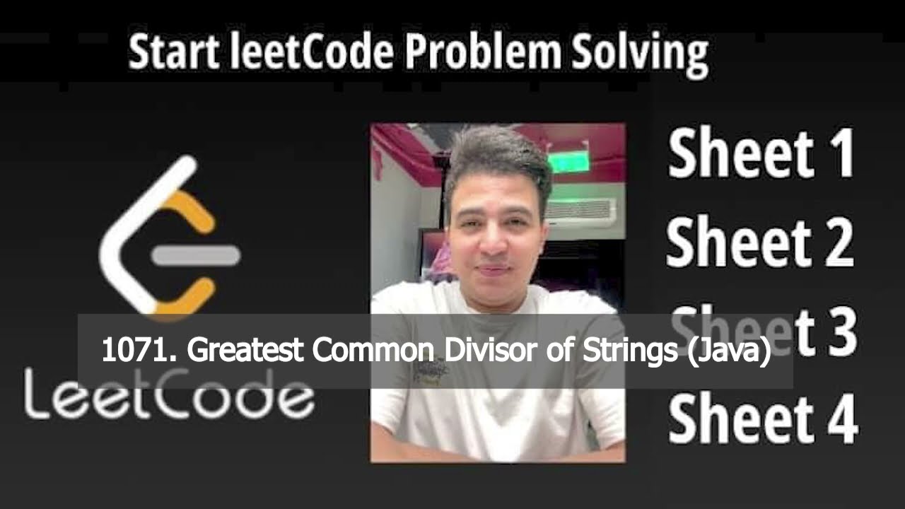 Problem solving (LeetCode) 1071. Greatest Common Divisor of Strings (Java)