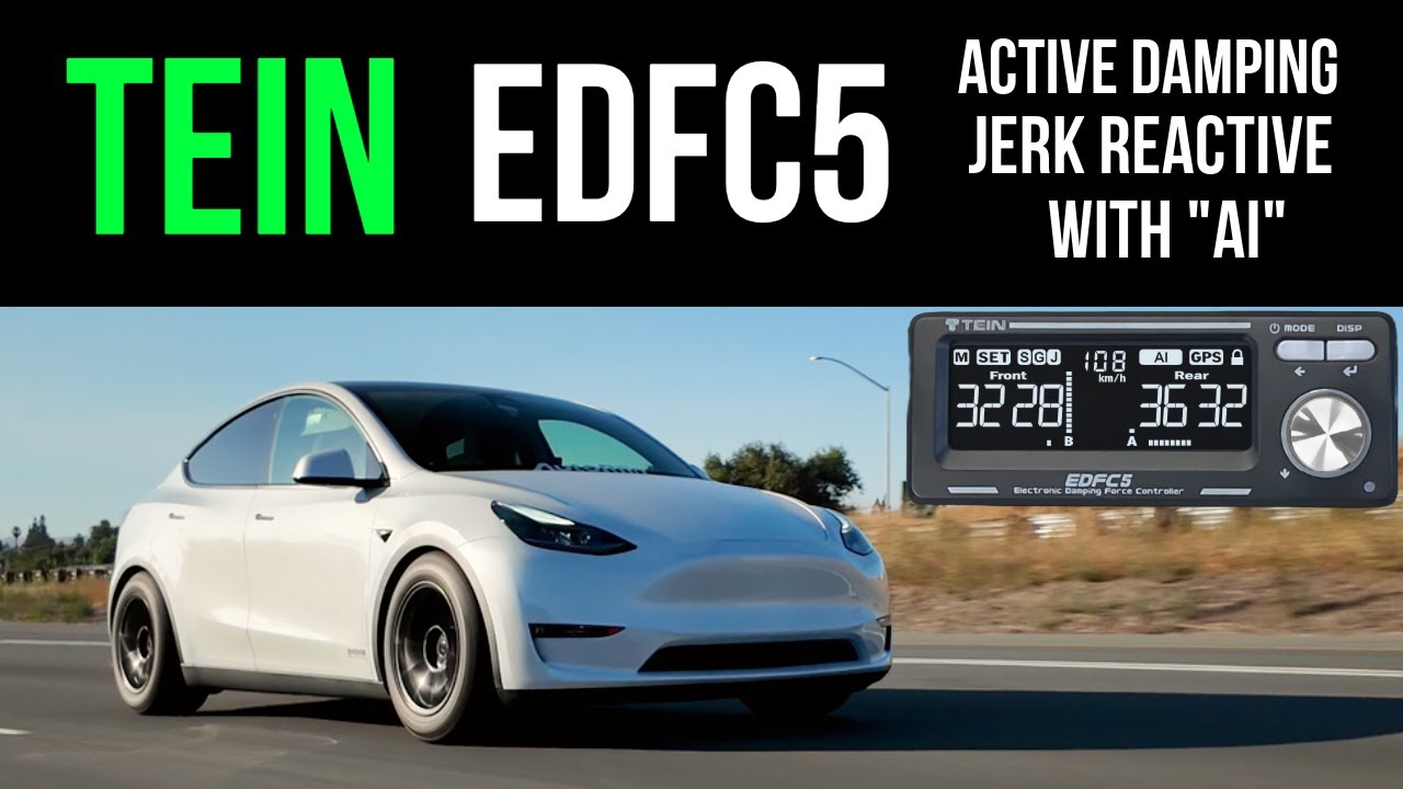 TRANSFORM YOUR TESLA'S RIDE WITH TEIN'S AI ACTIVE DAMPING SYSTEM | EDFC5 Review
