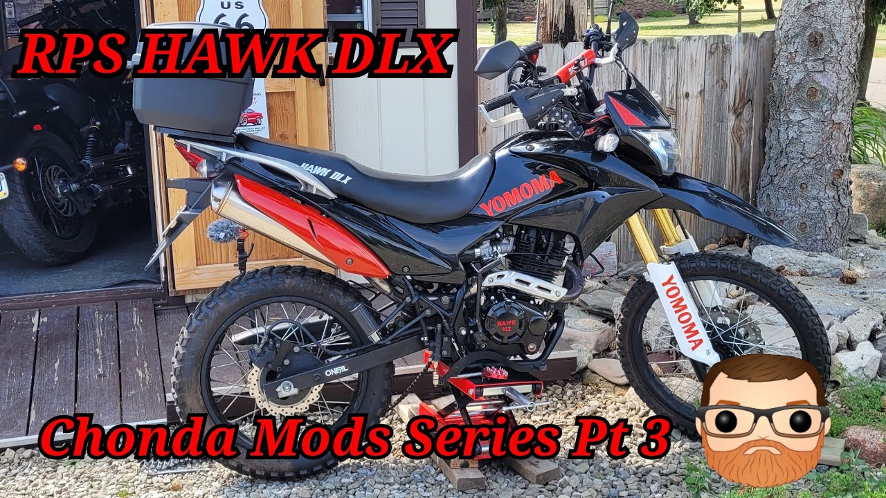 Chonda Mods Series pt3.  Modifying the Intake (again), Front Sprocket change, and Painting. #hawkdlx