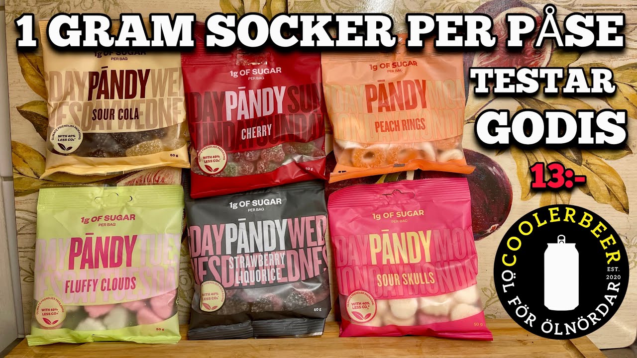 Testar Pandy Candy 1g Socker per påse