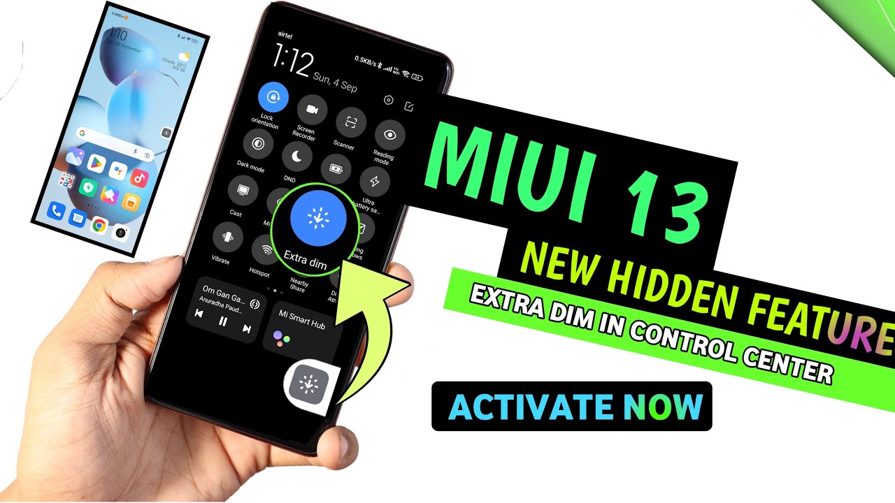 MIUI 13 Update New Hidden Feature Extra Dim Feature Activate Now