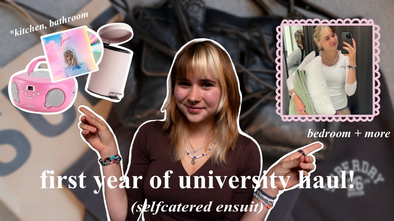 first year of university haul 2024 *kitchen, bathroom, bedroom + more*
