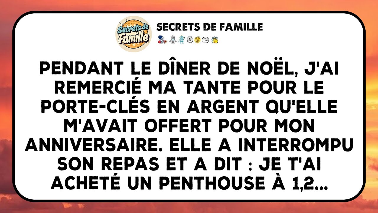 Je Remercie Ma Tante Pour Un Modeste Porte-clés. Son Vrai Cadeau ? Un Penthouse À 1,2m$.