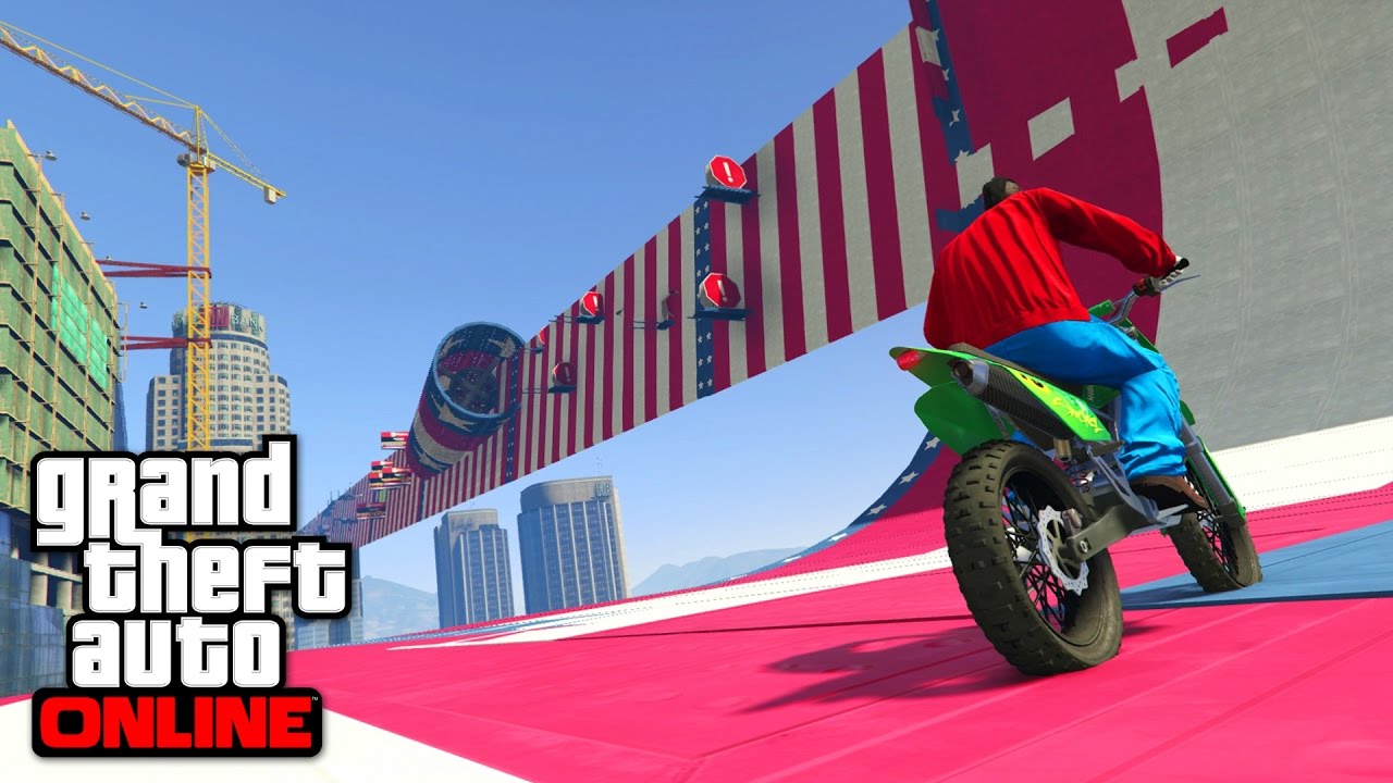 WALLRIDE USA OBSTACLES  - GTA 5 ONLINE