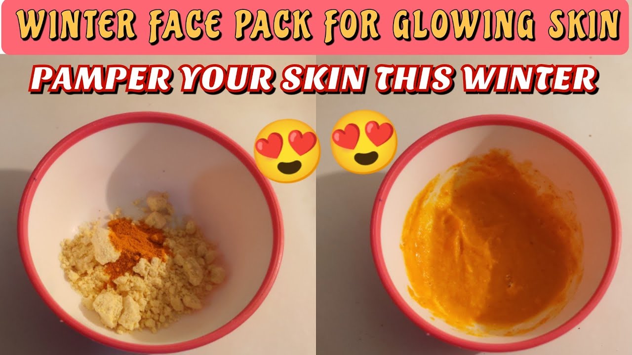 WINTER FACE PACK for glowing skin  | DIY home remedies for glowing skin during this winter season |