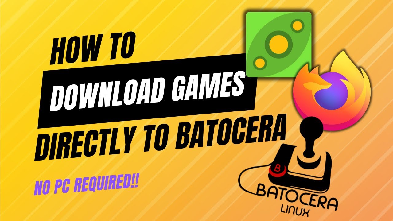 Downloading Games Directly To Batocera (NEW METHOD)