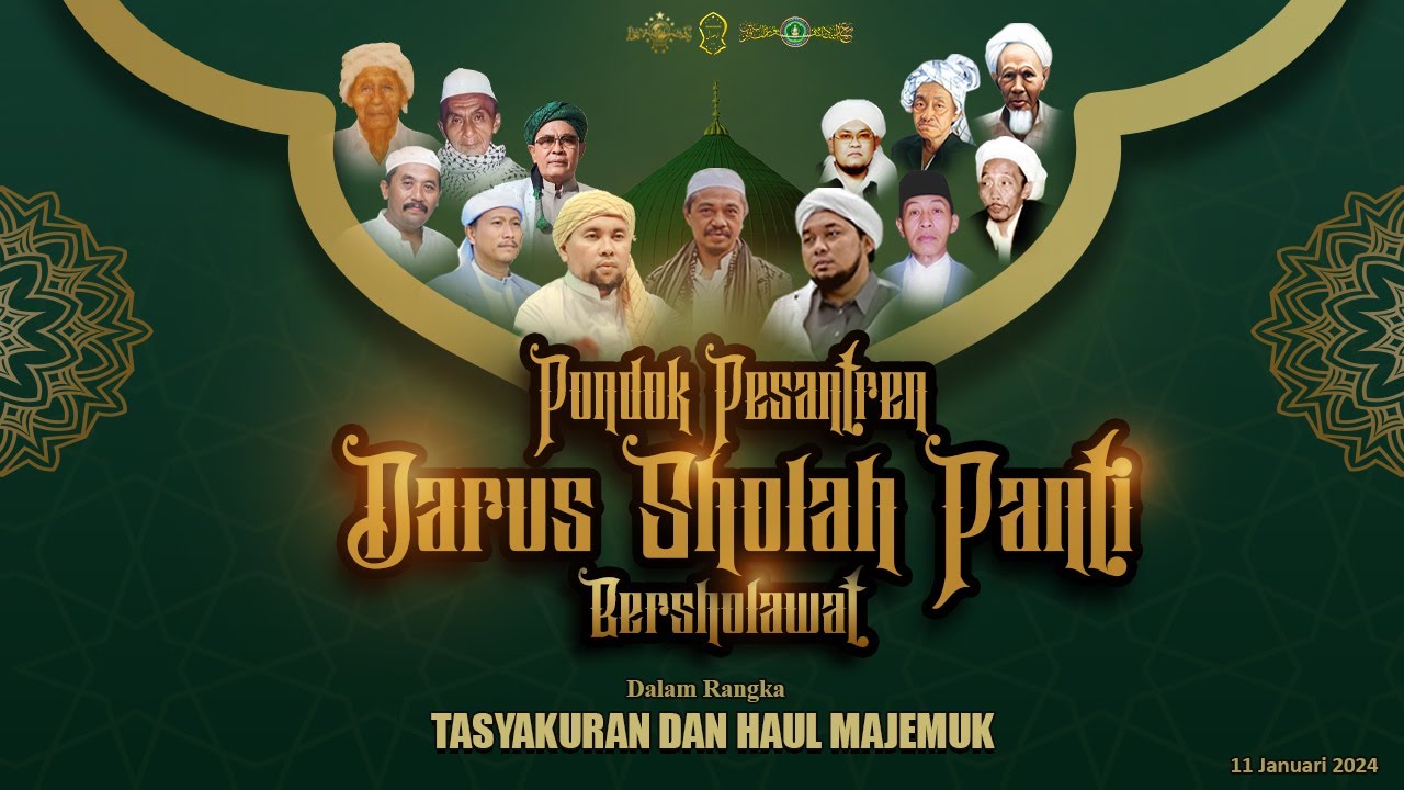🔴SALAFIYAH DARUS SHOLAH BERSHOLAWAT DALAM RANGKA TASYAKURAN & HAUL MAJEMUK BERSAMA MAJELIS AL-WISHOL