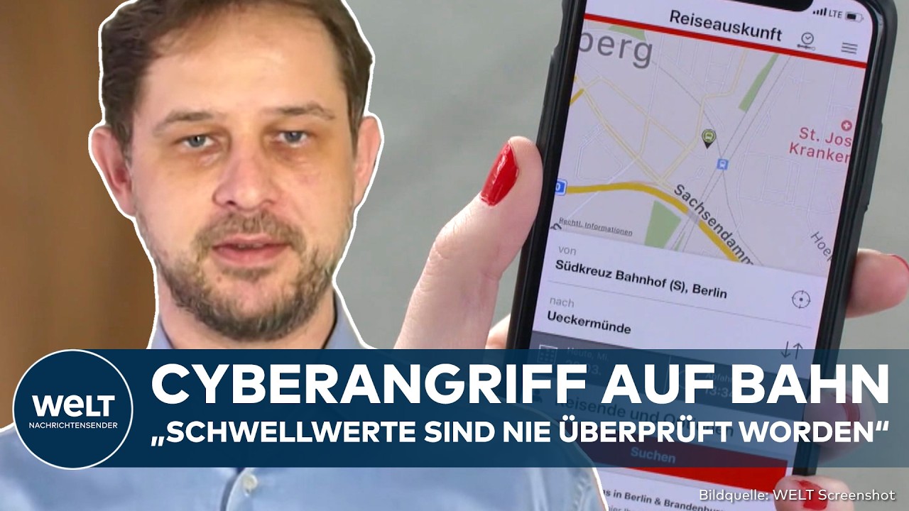 DEUTSCHE BAHN: Heftiger Cyberangriff! Buchung von Tickets nicht möglich! Experte mit Warnung
