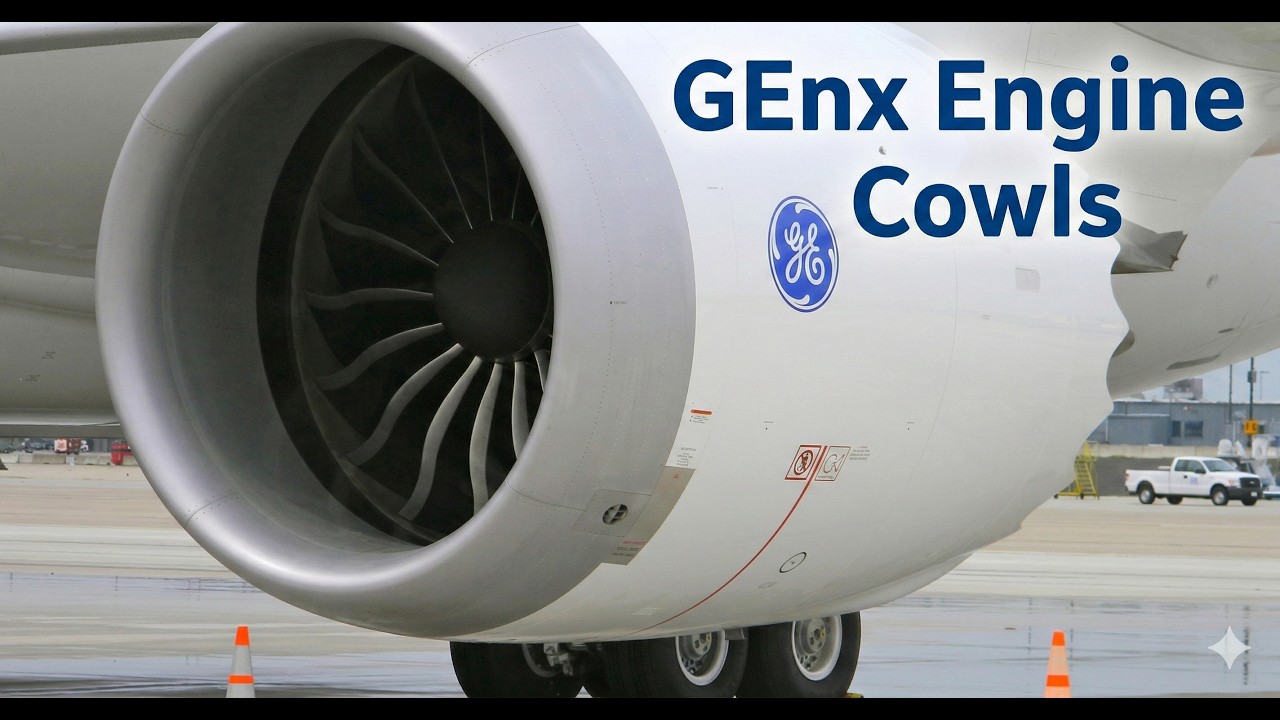 B787 GEnx Engine Cowl Operation