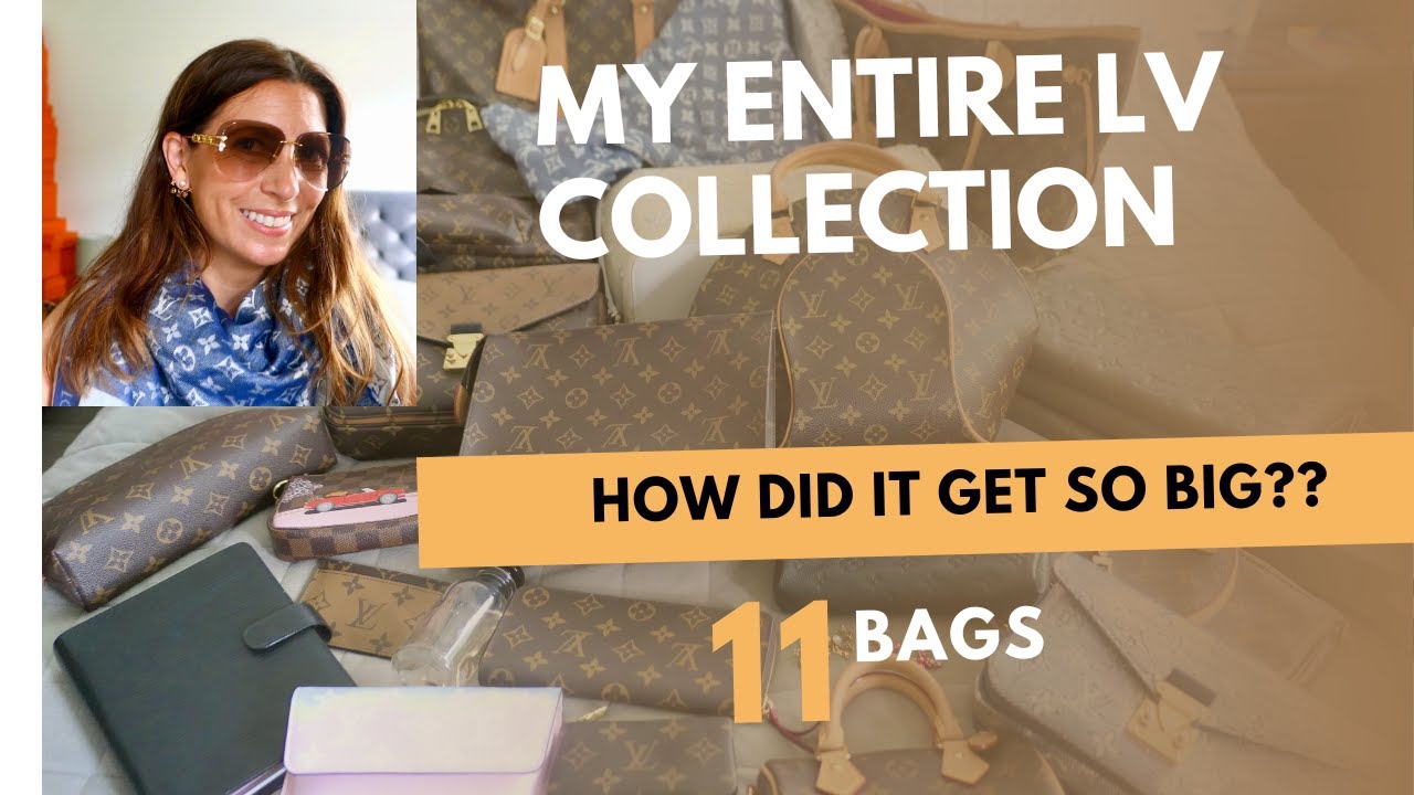 ENTIRE LOUIS VUITTON COLLECTION | 11 BAGS!! | SLGs etc
